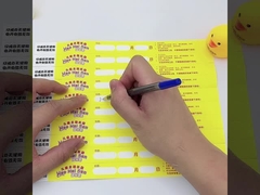 Des bracelets en papier Tyvek réglables offrant un code-barres de numérotation séquentielle pour la sécurité