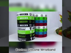 Des bracelets en silicone imprimés