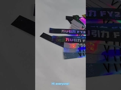 Des bracelets en papier personnalisés en usine Brillant Brillant Bracelet laser à la mode et attrayant