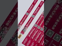 Des bracelets Tyvek imperméables aux couleurs avec numérotation séquentielle/code-barres