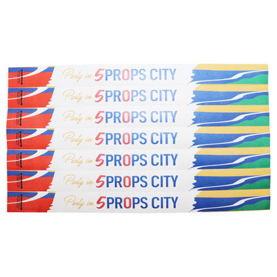 Des bracelets Tyvek personnalisables en papier, des bracelets en papier imprimables jetables