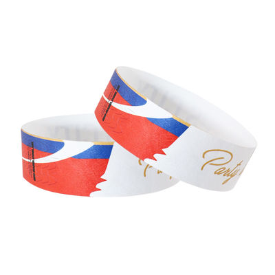 Des bracelets en papier Tyvek pour numérotation séquentielle de contrôle d'accès