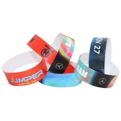 Bracelets en papier à poignet légers pour événements personnalisés réglables