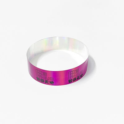 Numérotation séquentielle Tyvek Bracelets Poignets, Bracelets d' événement en papier réglable