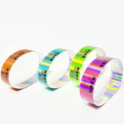 Des bracelets de fête en plastique Glitter