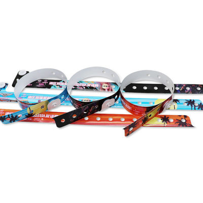 Événements sportifs Bracelets en PVC Vinyle vert imprimable résistant à l'eau