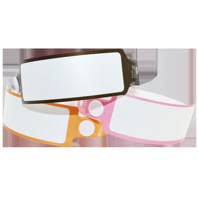 Des bracelets en PVC doux, des bracelets auto-adhésifs pour l' imprimerie à transfert thermique