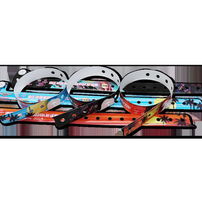 Des bracelets en PVC élastique, des bracelets en vinyle imprimé sur mesure.