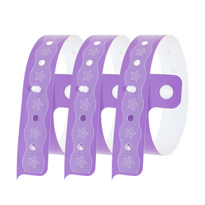 Bracelet en PVC résistant à l' eau, bracelets personnalisés pour les événements.