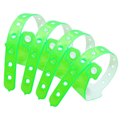 Des bracelets d' événement imprimés sécurisés, des bracelets en plastique réglables pour événement