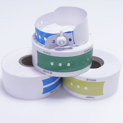Code à barres UPC, bracelet d' identification du patient, bracelet de vinyle pour l' hôpital médical