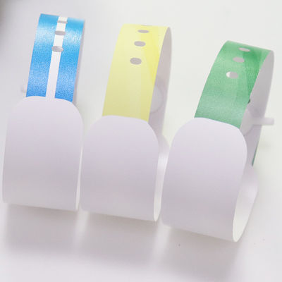 Poignet de patient de l' hôpital en forme de rectangle Bracelet d' identification jetable