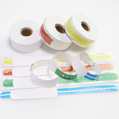 Code 128 Bracelet du patient à l'hôpital Nom étiquette Poignet Matériau plastique