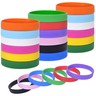 Des bracelets en silicone articles promotionnels 20cm-25cm Longueur