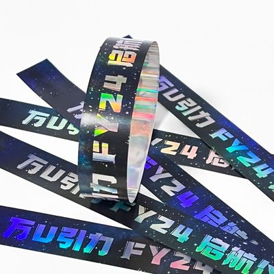 Fabrique livraison rapide personnalisation Tyvek bracelets laser brillant bracelet pour adultes et enfants