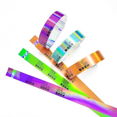 Des bracelets de fête en plastique Glitter Argent/Or/Options personnalisées pour votre événement