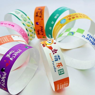 Des bracelets pour événements Tyvek réglables et bon marché