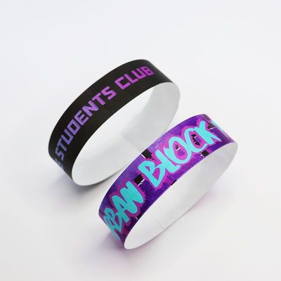 Tyvek personnalisable Event Bracelet Bracelet Activité Événement Fête VIP Document d'identification Événement Entrée Bracelets