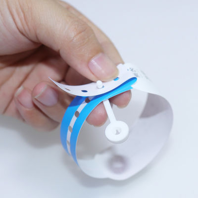 En gros Des bracelets jetables pour l'hôpital Identification du patient Papier thermo-sensible imprimé à jet d'encre Des bracelets d'identification