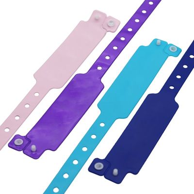 Fabricant Des bracelets en vinyle jetables personnalisables en plastique étanche en vinyle PVC pour événements