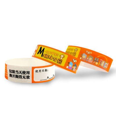 Des bracelets pour événements Tyvek résistants à l' eau et à la sueur