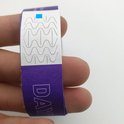 Tyvek Dupont Bracelet en papier Activité Code à barres Événements Événements en papier Bracelet d'admission