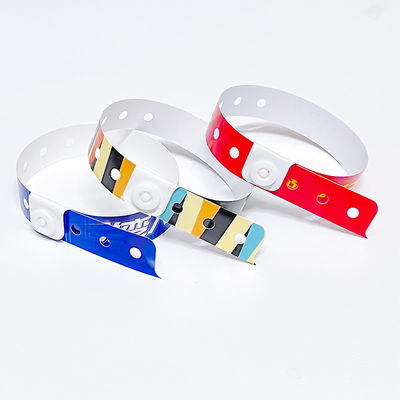 Produit cadeau promotionnel personnalisé Bracelets Logo Vinyle PVC Une couche imperméable à l'eau Bracelet en papier coloré