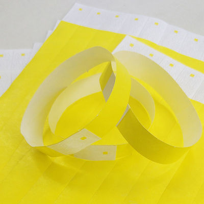 Poignée d'eau de la piscine Bracelet en papier avec code-barres et impression en couleur