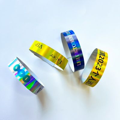 Événement personnalisé de l'usine Les bracelets VIP Glitter Concerte laser brillant Festival de musique Bracelets d'activité de fête Pour adultes Enfants