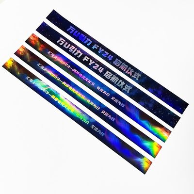 Bracelet d'événement en argent personnalisé brillant laser glitter pour une entrée à la mode