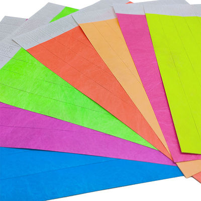 Événement Festival Tyvek Bracelets en papier avec code-barres et caractéristiques de sécurité