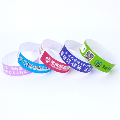 Des bracelets de numérotation séquentielle VIP personnalisés pour l'événement du festival en papier Tyvek