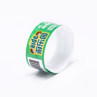 Des bracelets de papier Tyvek réglables de différentes couleurs pour les événements de festival