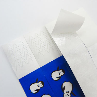 Des bracelets en papier Tyvek personnalisés et réglables résistant à la chaleur pour les événements
