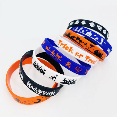 Des bracelets en silicone de style américain pour la publicité, l'événement promotionnel, l'événement d'Halloween, les cadeaux, le festival.
