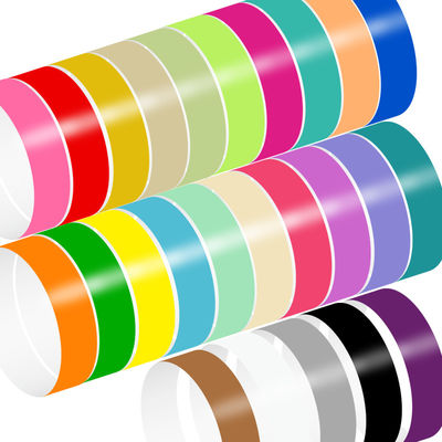 Tyvek billet d'entrée bracelet en papier avec code à barres Qr code numéro de série imperméable à l'eau et jetable pour 2025 événement VIP