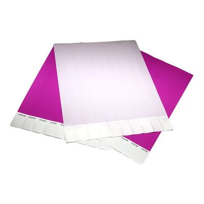 Impression de logo sur mesure Tyvek Poignets en papier, Poignets en papier de couleurs variées