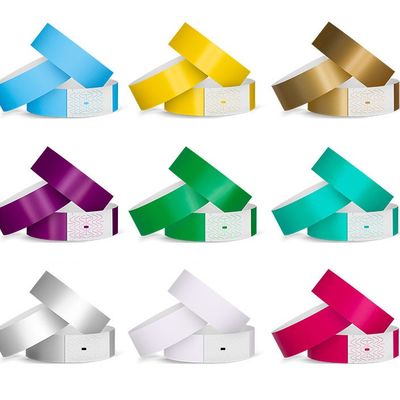 Impression en couleur complète Tyvek Poignets en papier avec des options de couleurs diverses étanches à l'eau