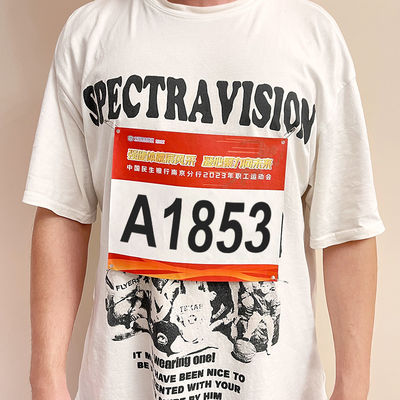 Impression à l'écran Numéros de bib de course personnalisés en matériau Tyvek avec une grande visibilité