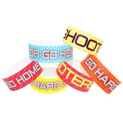 2025 usine vendre directement des bracelets en papier personnalisé bracelet événement parc aquatique des bracelets