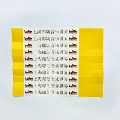Des bracelets en papier Tyvek étanches à l'eau et à fermeture rapide pour un usage sûr et confortable en B2B