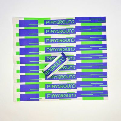 Impression personnalisée de logo Tyvek Bracelets en papier avec fermeture réglable et rapide