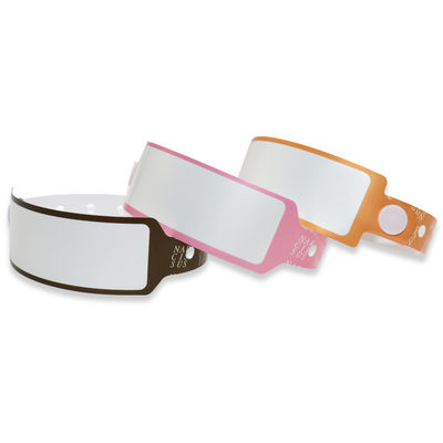 Bracelet en vinyle PVC imperméable à l' eau personnalisé pour les événements