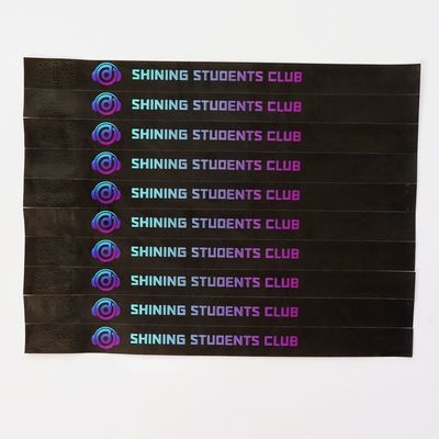 2025 Nouveau code à barres d'articles promotionnels et bracelets d'événement résistants à la chaleur pour une identification précise