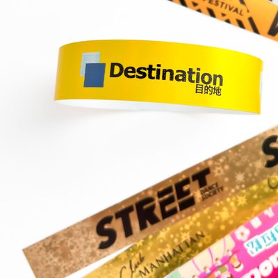 Bracelets de fête holographiques à paillettes personnalisées, unisexe, options argent/or