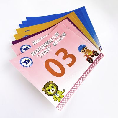 Dossards de course Tyvek 210mm sérigraphiés personnalisables